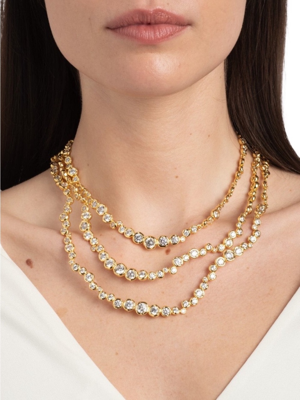 ALEXIS BITTAR Asterales Gold Layered Necklace